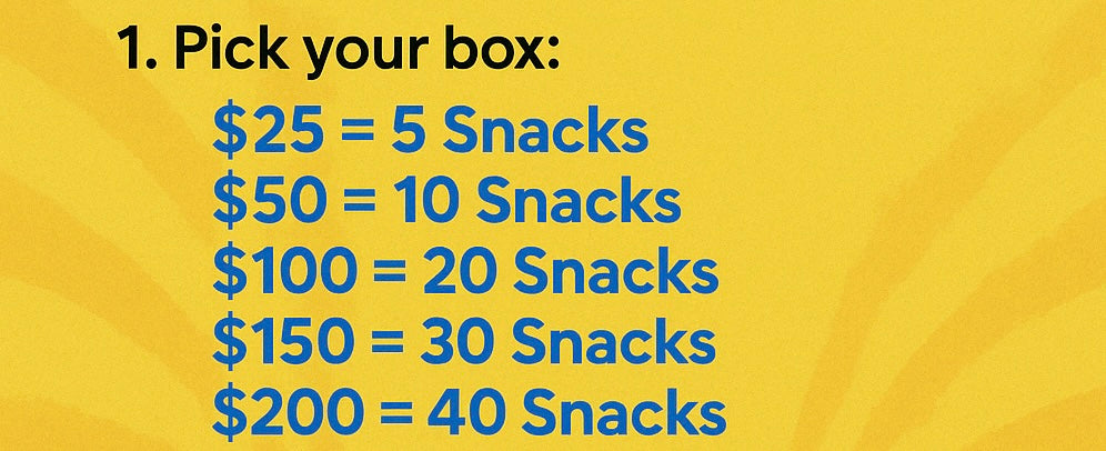 $150 Exotic Snacks Mystery Box