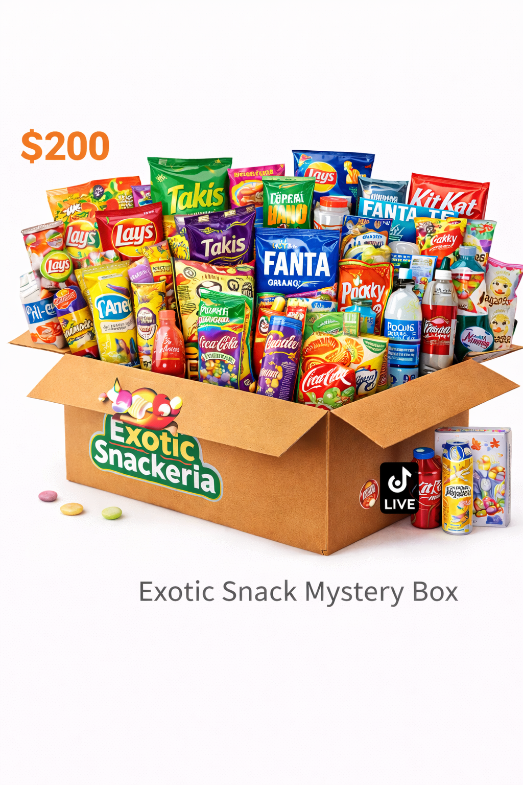 $200 EXOTIC SNACKS MYSTERY BOX